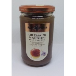 Kaštanový krém Agrimontana s vanilkou Bourbon (hladký), 350 g/sklo