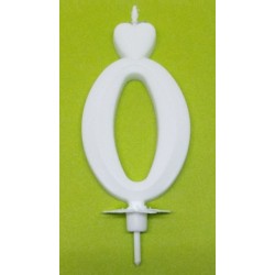 Svíčka bílá (7cm) - č.0