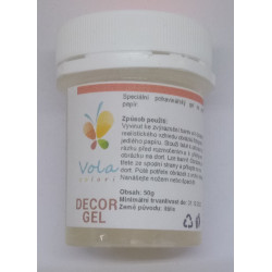 Decor Gel na jedlý papír 50 g/kelímek