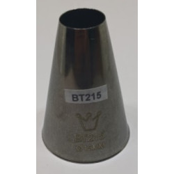 Špička zdobící 15mm (hladká) BT215