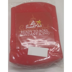 SweetArt potahovací a modelovací hmota vanilková Red (250 g)