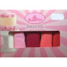 SweetArt potahovací a modelovací hmoty vanilkové Princess mix (5x100 g)