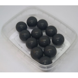 Michelle čokoládové koule černé perleťové malé (12 ks)