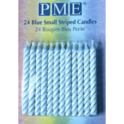 PME svíčky 24ks světle modré