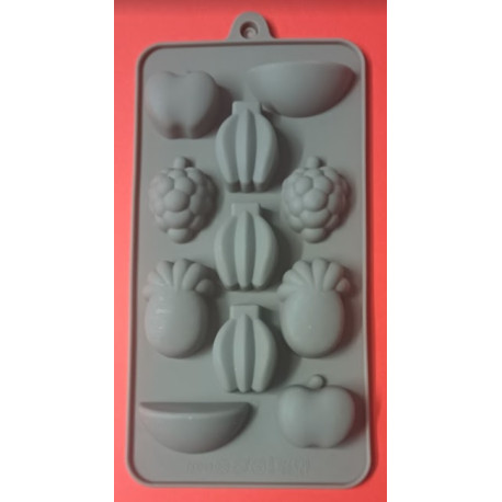 Silikonová forma na čokoládu Ovoce