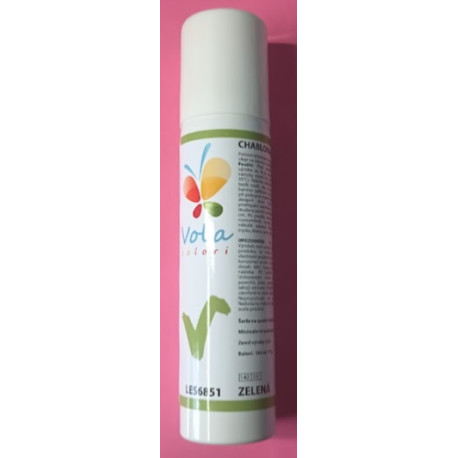 Chablonage sprej (LES6851) sametový efekt, zelená 100 ml