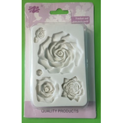 Silikonová forma Růže III