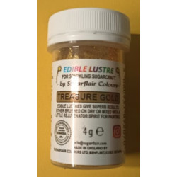 Sugarflair - TREASURE GOLD 4g - prachový lesk