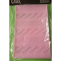 Cesil Silikonová forma Pletací vzor široký