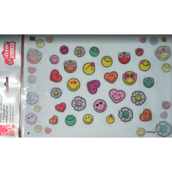 Jedlé nálepky na dort - (smajlíci)