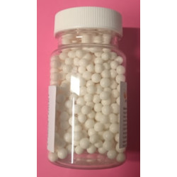 Cukrové perly rýžové 4mm (bílé) 50 g