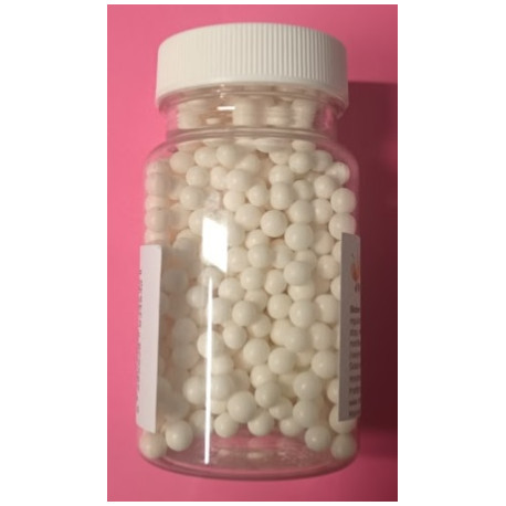 Cukrové perly rýžové 4mm (bílé) 50 g