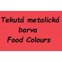 Tekutá metalická barva Food Colours